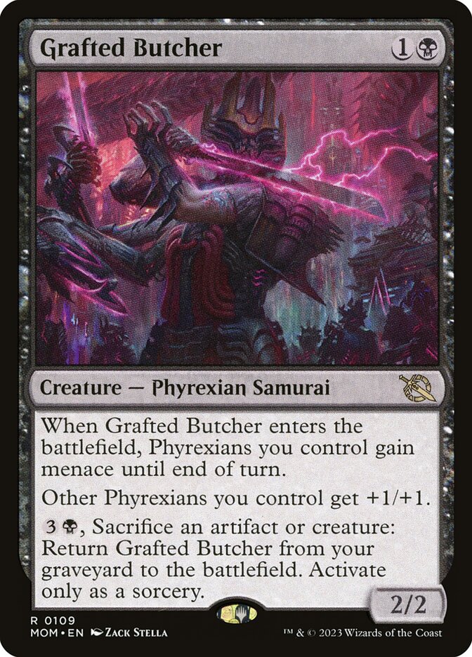 Grafted Butcher card front