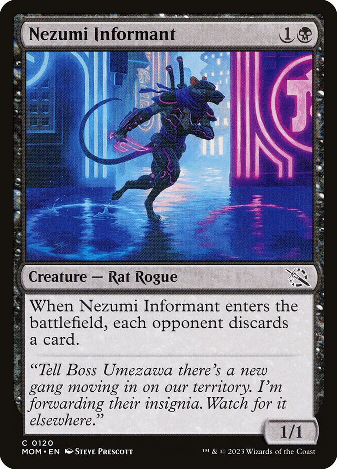 Nezumi Informant card front