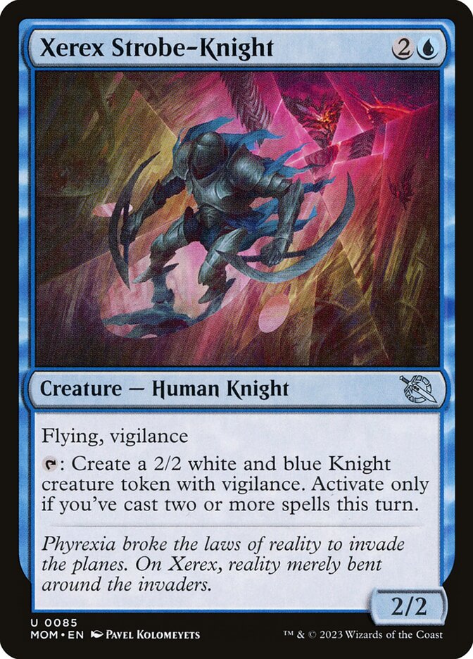 Xerex Strobe-Knight card front
