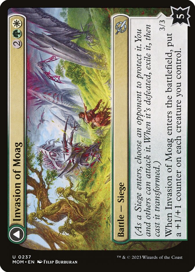 Invasion of Moag card front