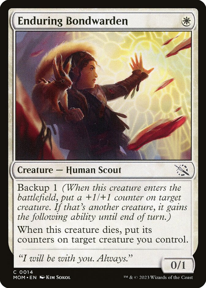 Enduring Bondwarden card front