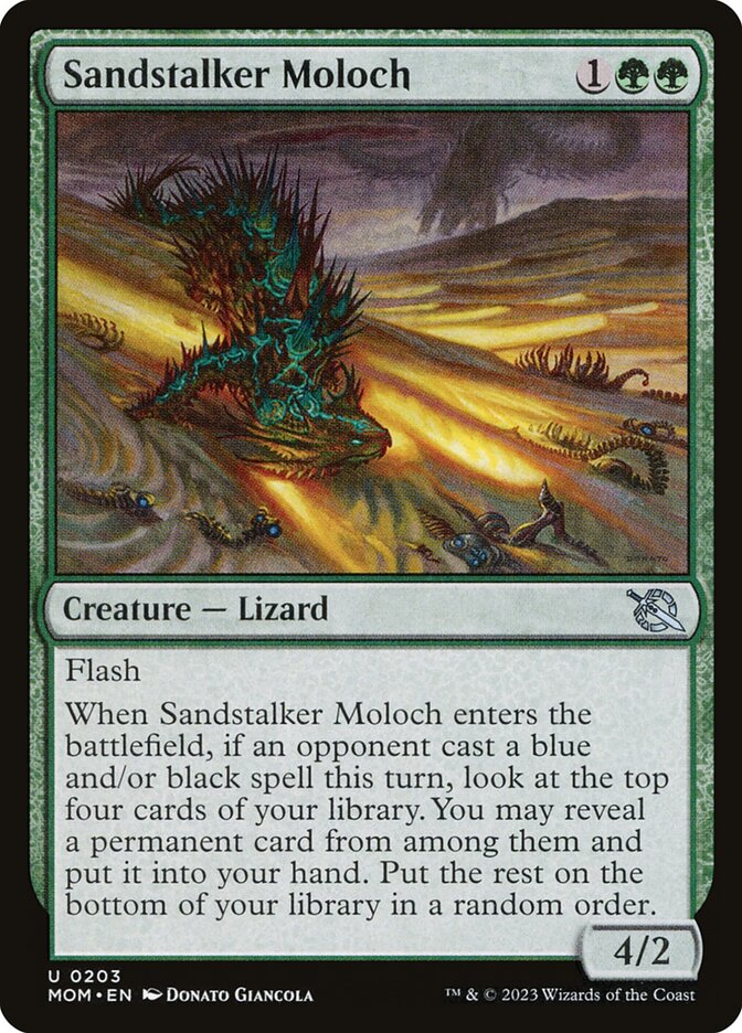 Sandstalker Moloch card front