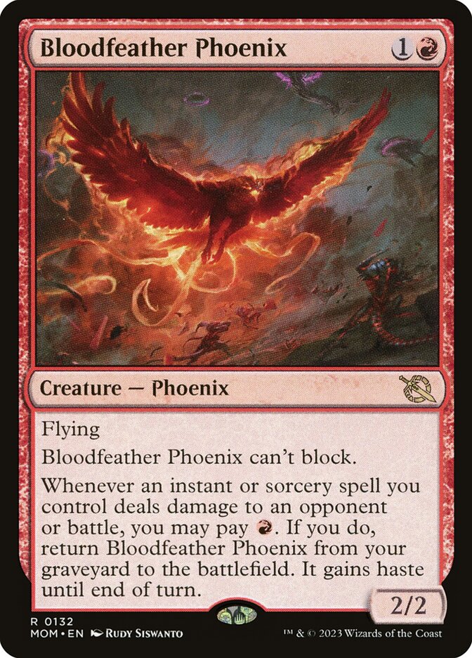 Bloodfeather Phoenix card front