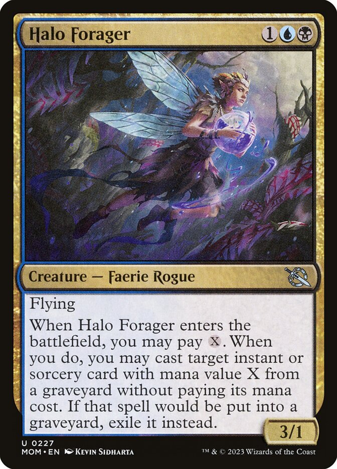 Halo Forager card front