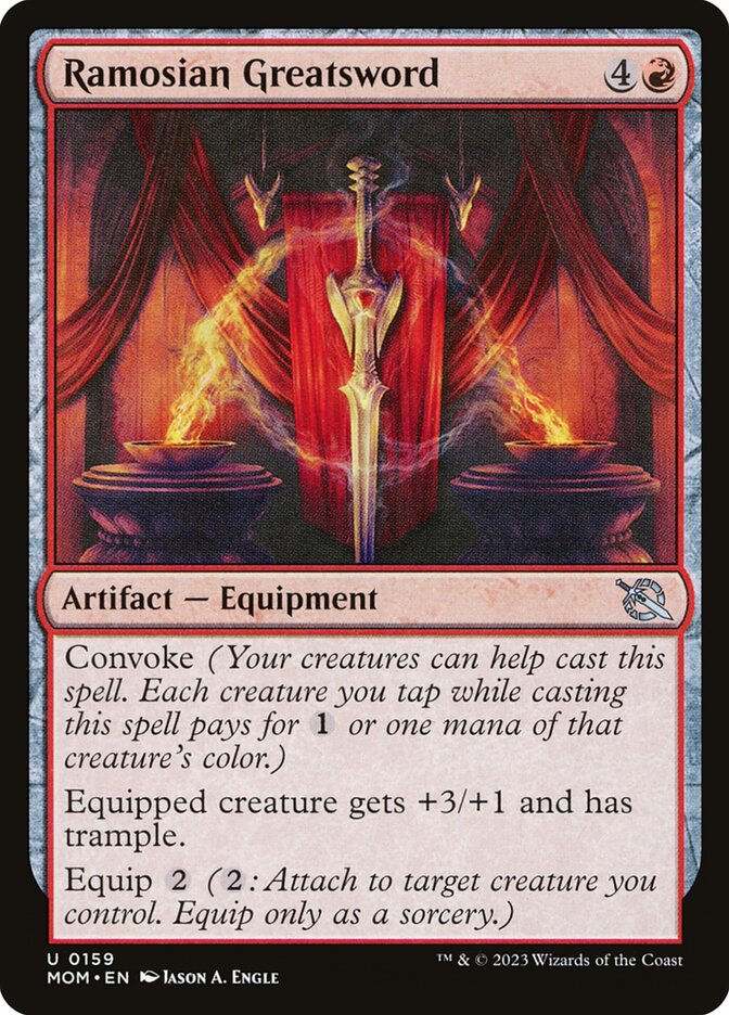 Ramosian Greatsword card front