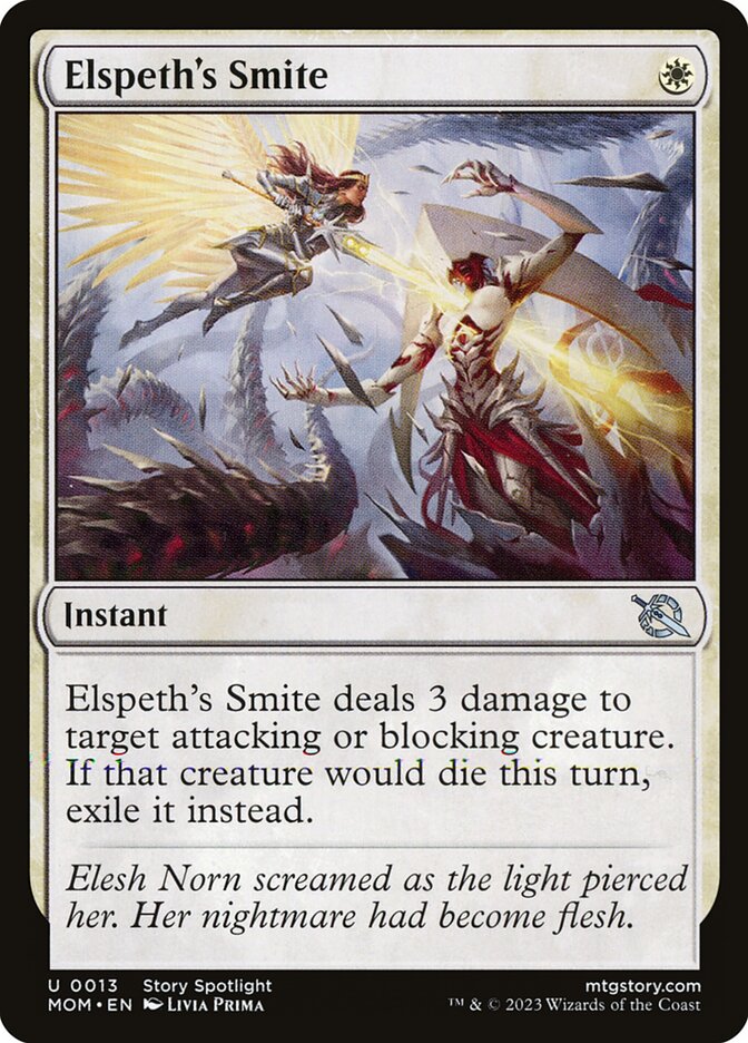 Elspeth's Smite card front