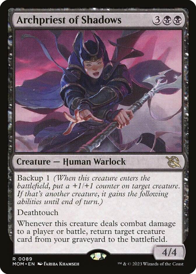 Archpriest of Shadows card front
