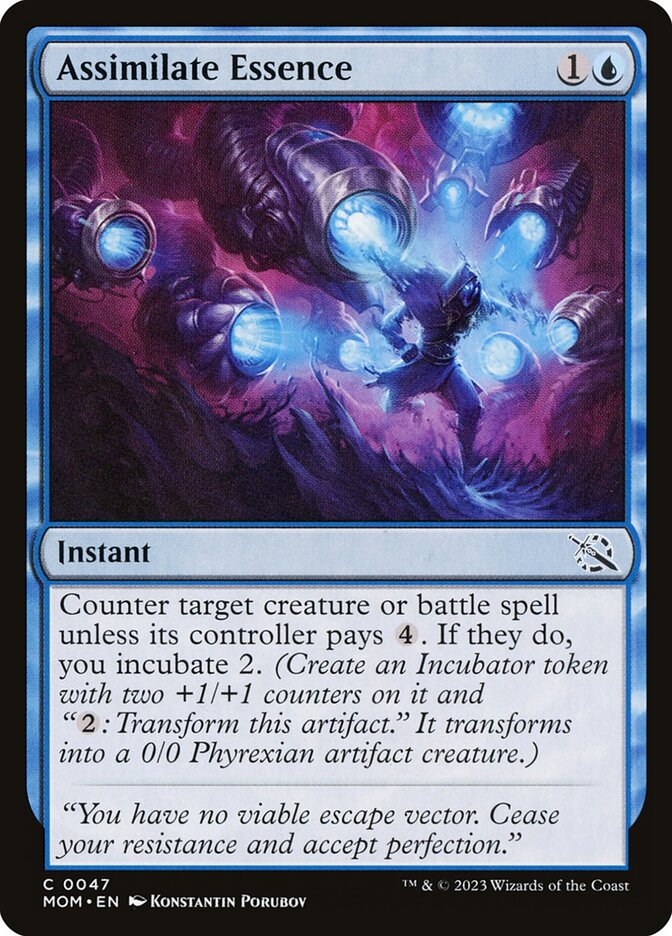 Assimilate Essence card front