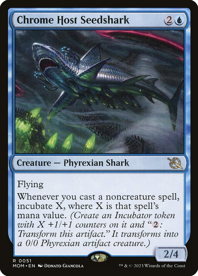 Chrome Host Seedshark card front