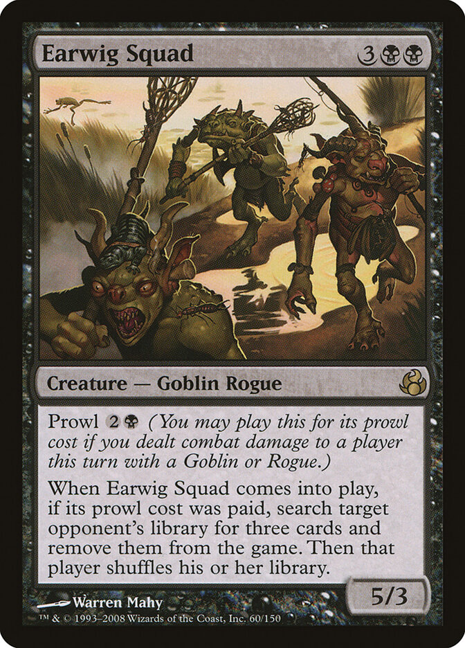 Earwig Squad card front