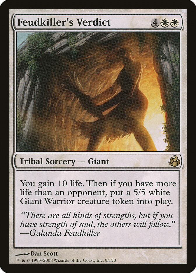 Feudkiller's Verdict card front