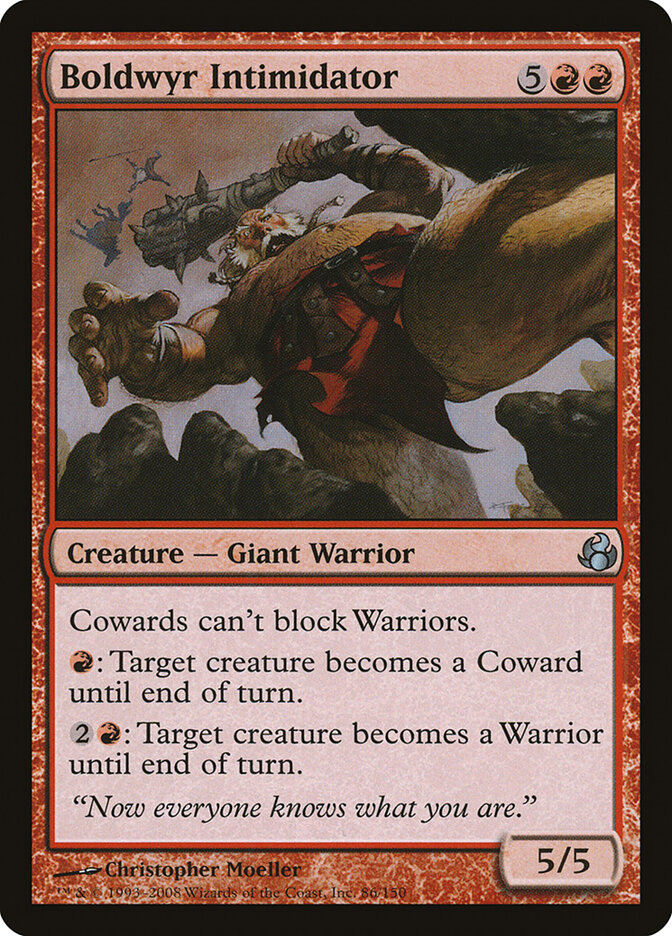 Boldwyr Intimidator card front