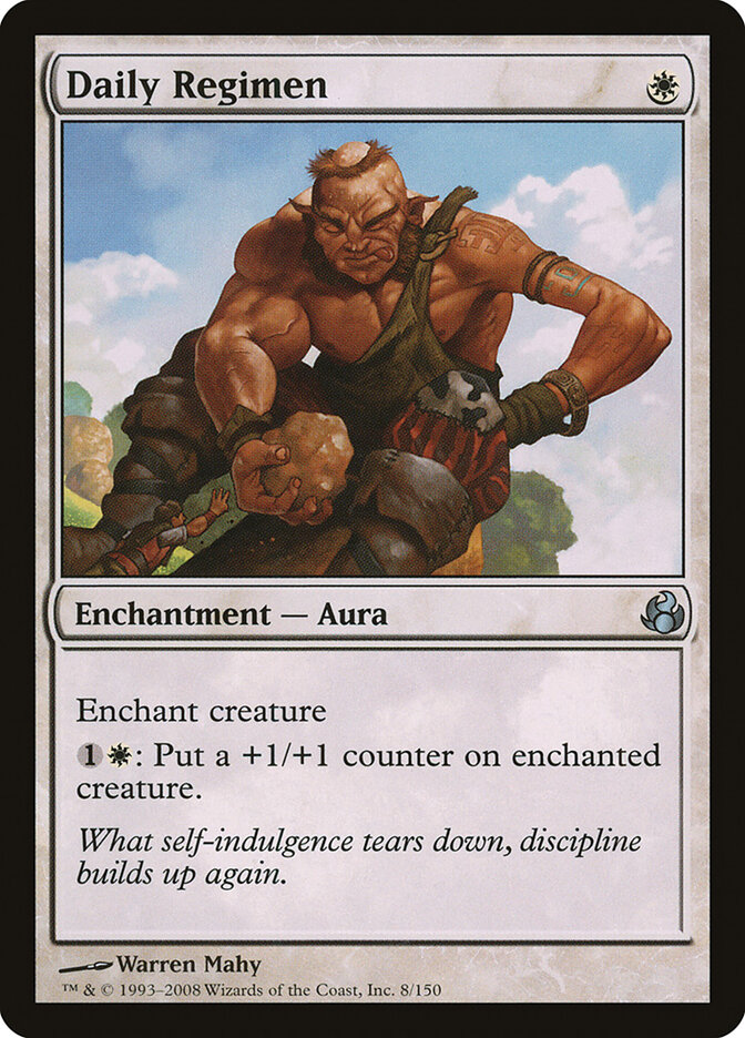 Daily Regimen card front