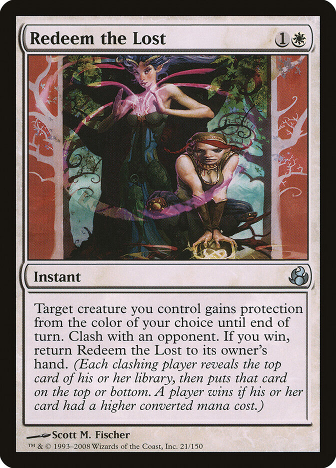 Redeem the Lost card front