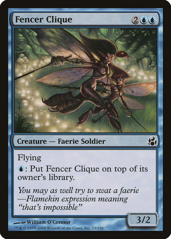 Fencer Clique card front