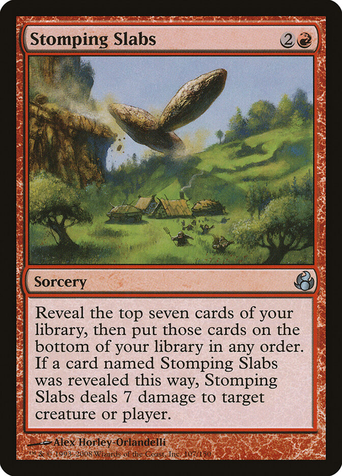 Stomping Slabs card front