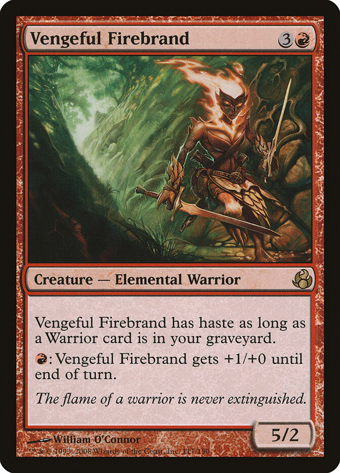 Vengeful Firebrand card front