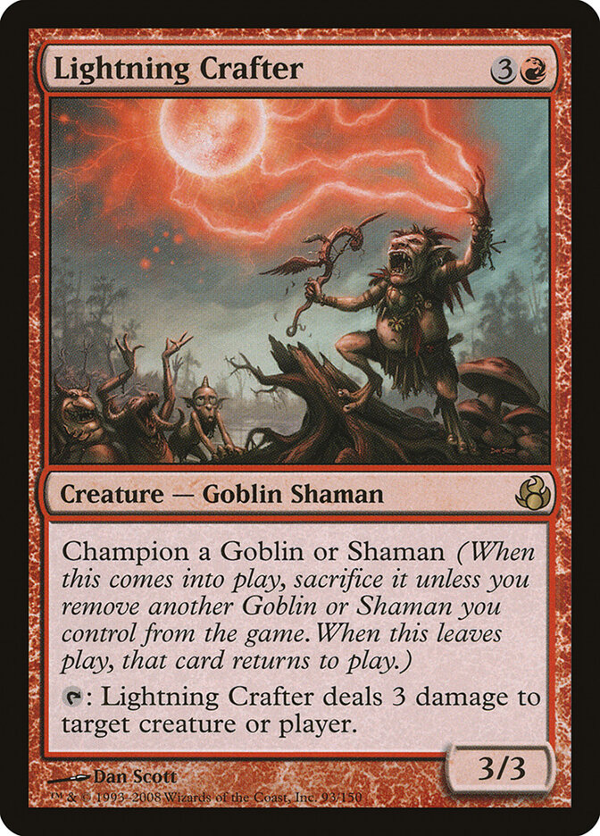 Lightning Crafter card front