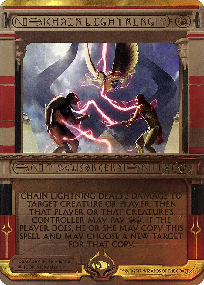 Chain Lightning card front