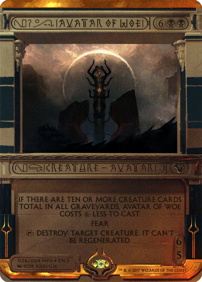 Avatar of Woe card front
