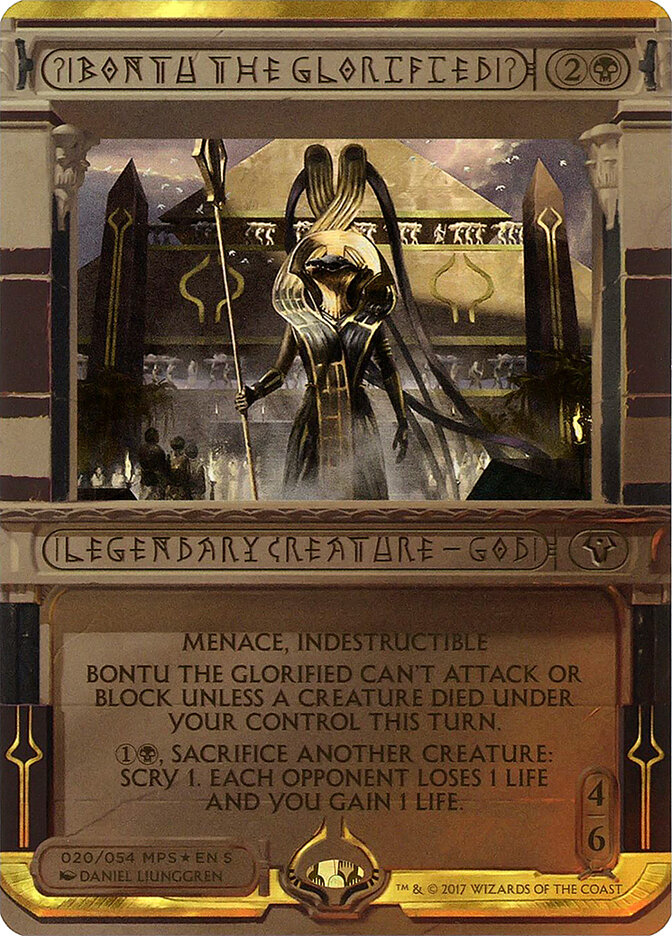 Bontu the Glorified card front