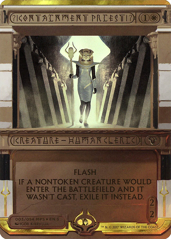 Containment Priest card front
