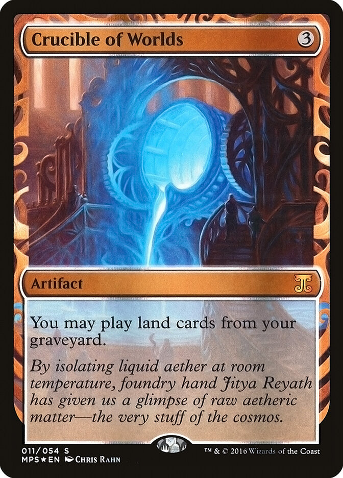 Crucible of Worlds card front