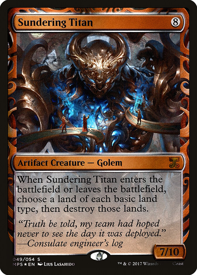 Sundering Titan card front