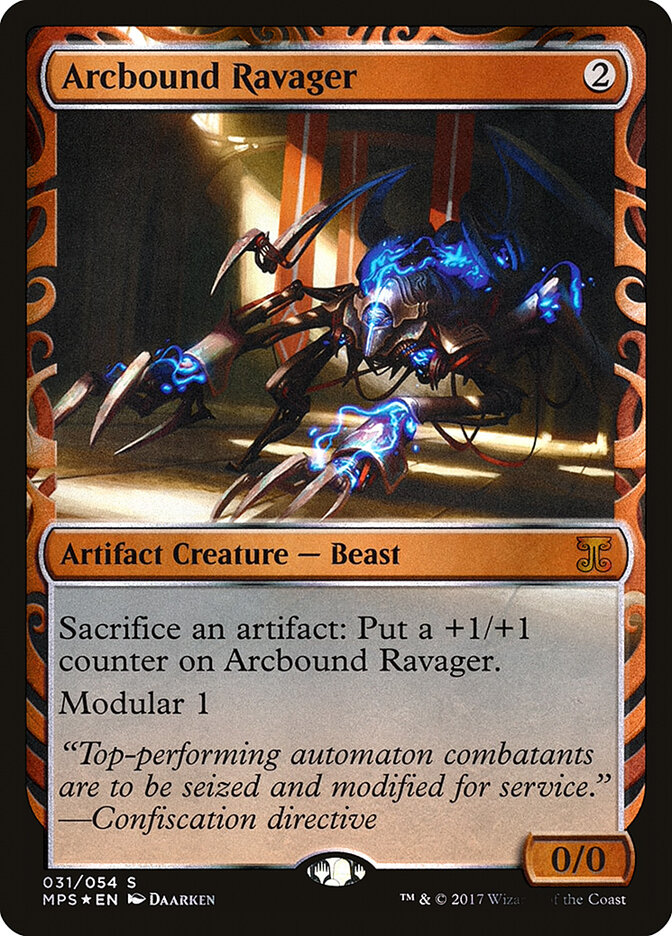 Arcbound Ravager card front