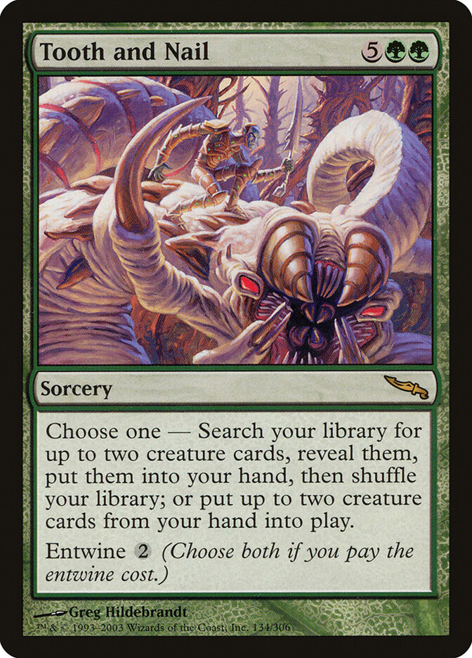 Tooth and Nail card front