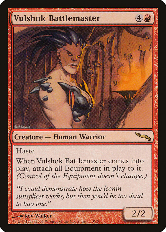 Vulshok Battlemaster card front