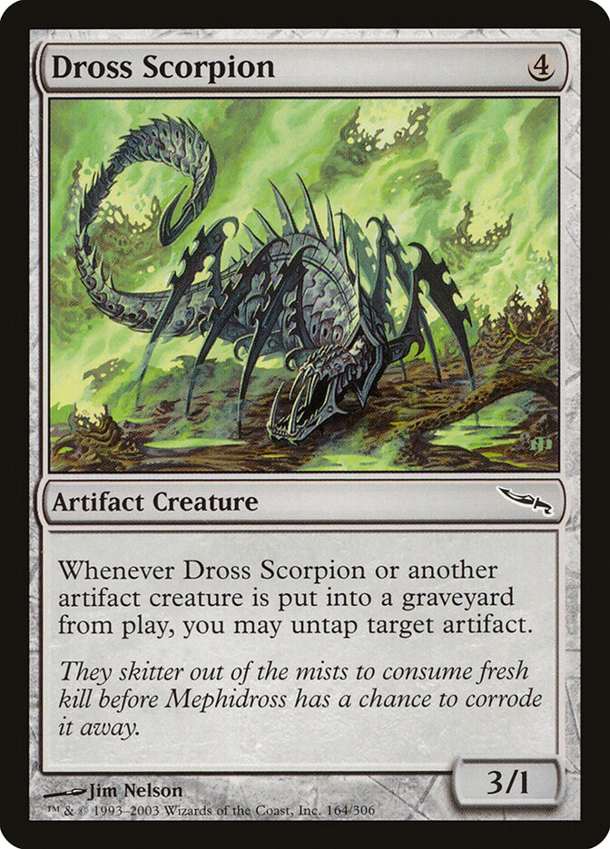 Dross Scorpion card front