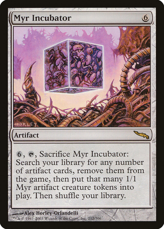 Myr Incubator card front