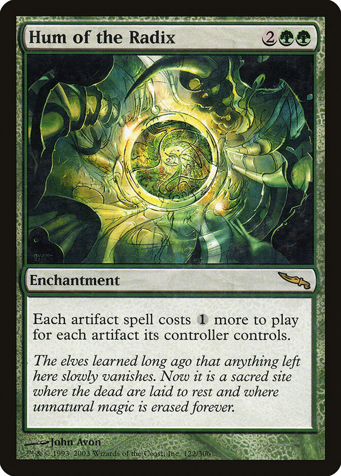 Hum of the Radix card front
