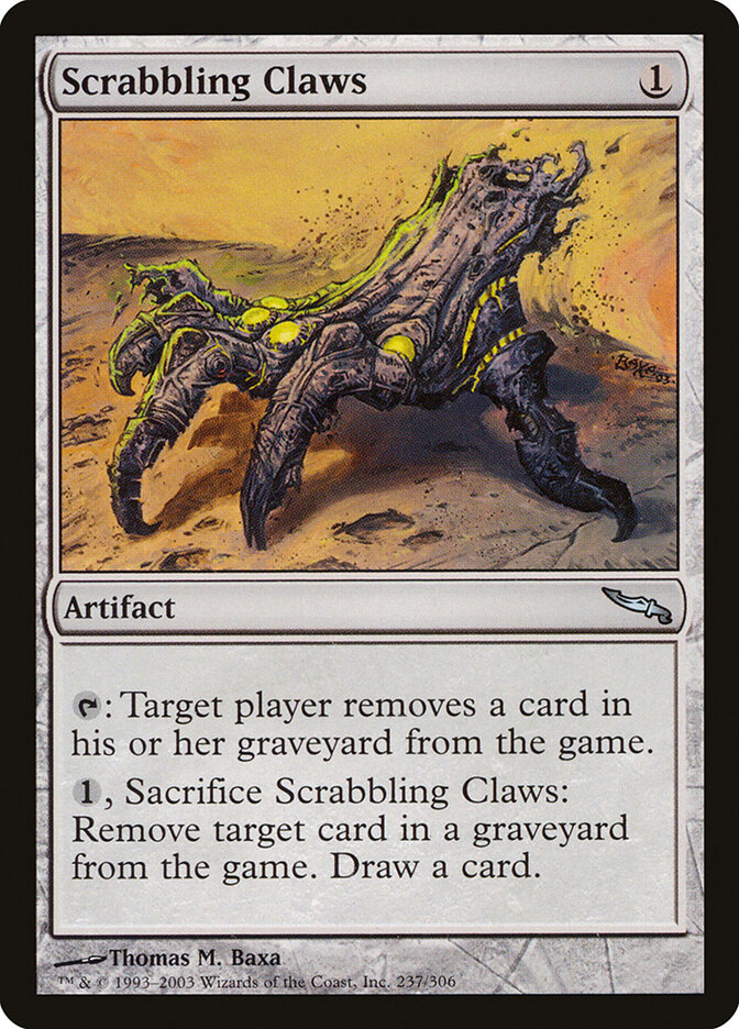 Scrabbling Claws card front