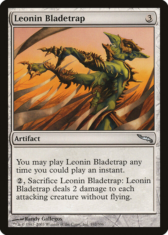 Leonin Bladetrap card front