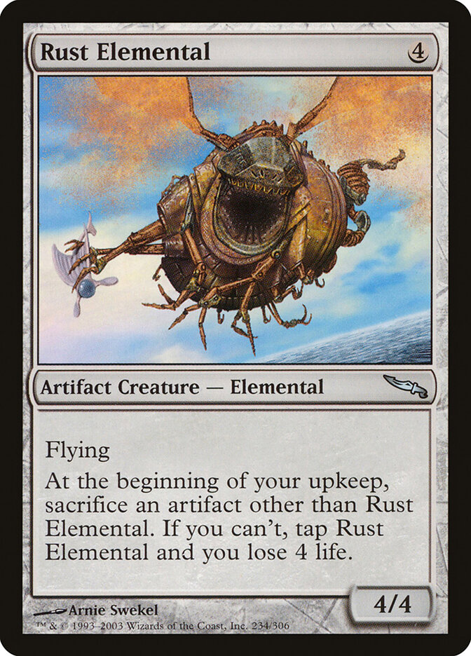 Rust Elemental card front