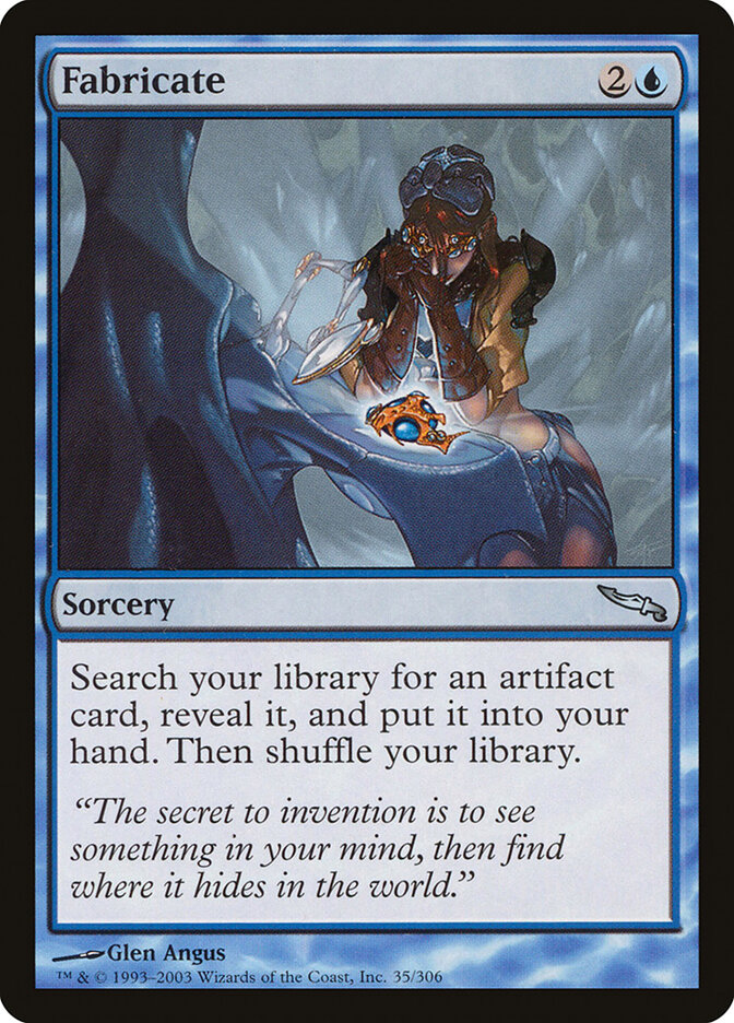 Fabricate card front