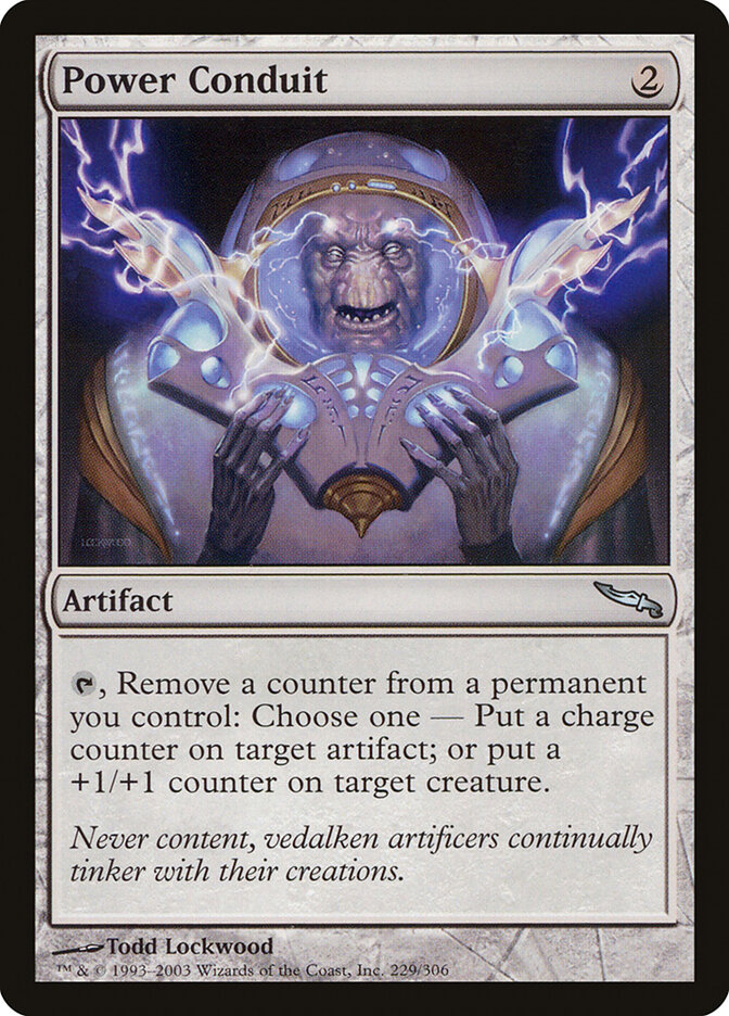 Power Conduit card front
