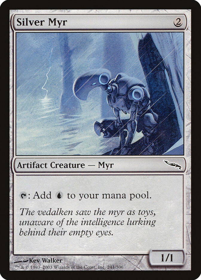 Silver Myr card front