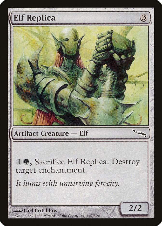 Elf Replica card front