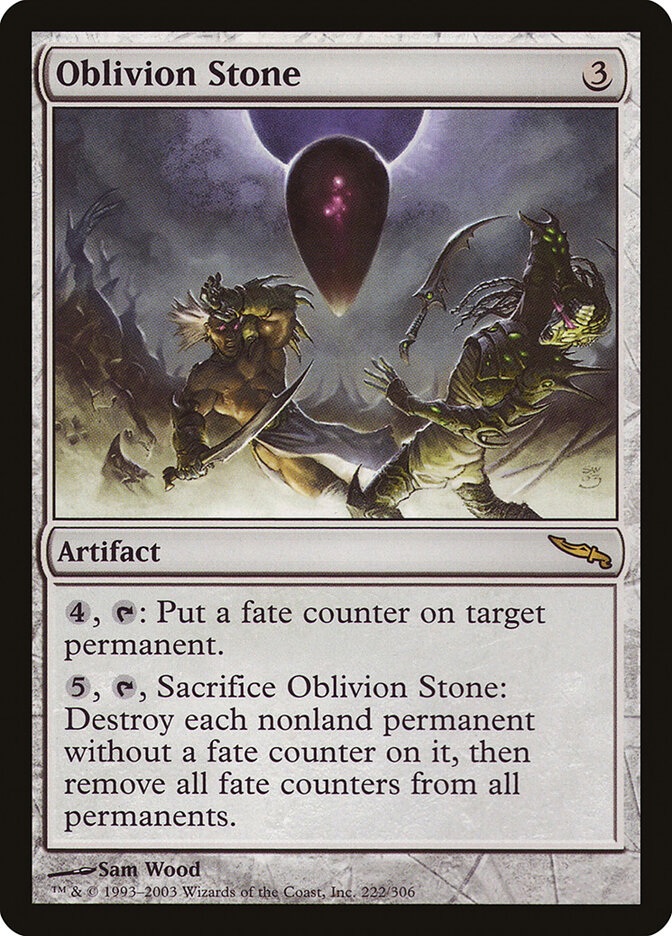 Oblivion Stone card front