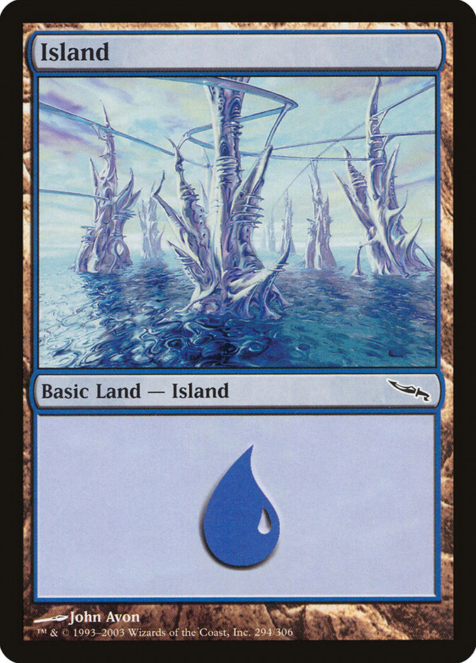 Island card front