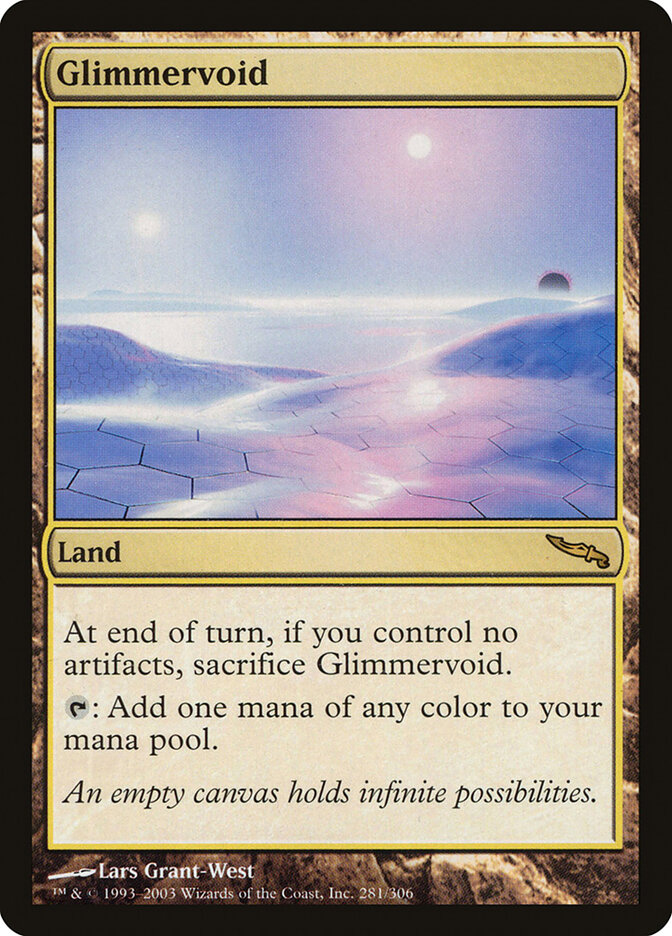 Glimmervoid card front