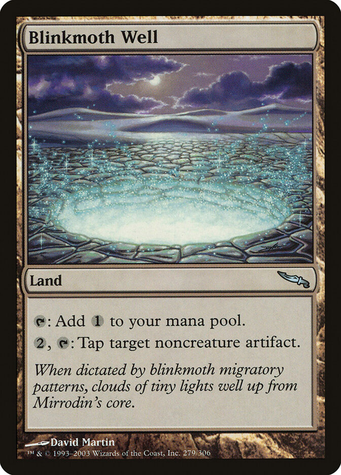 Blinkmoth Well card front