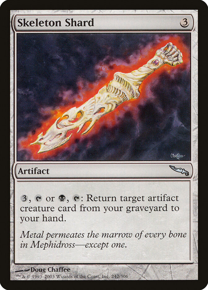 Skeleton Shard card front