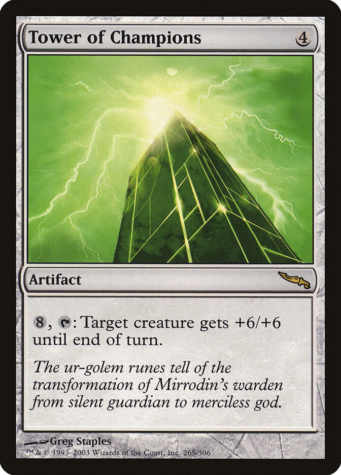 Tower of Champions card front