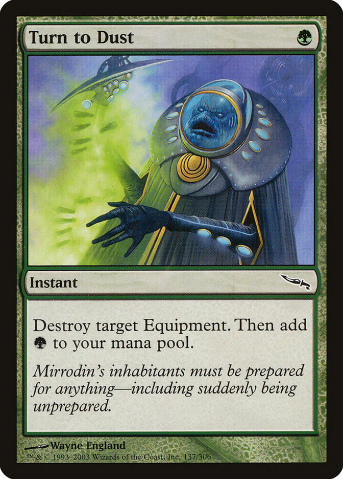 Turn to Dust card front