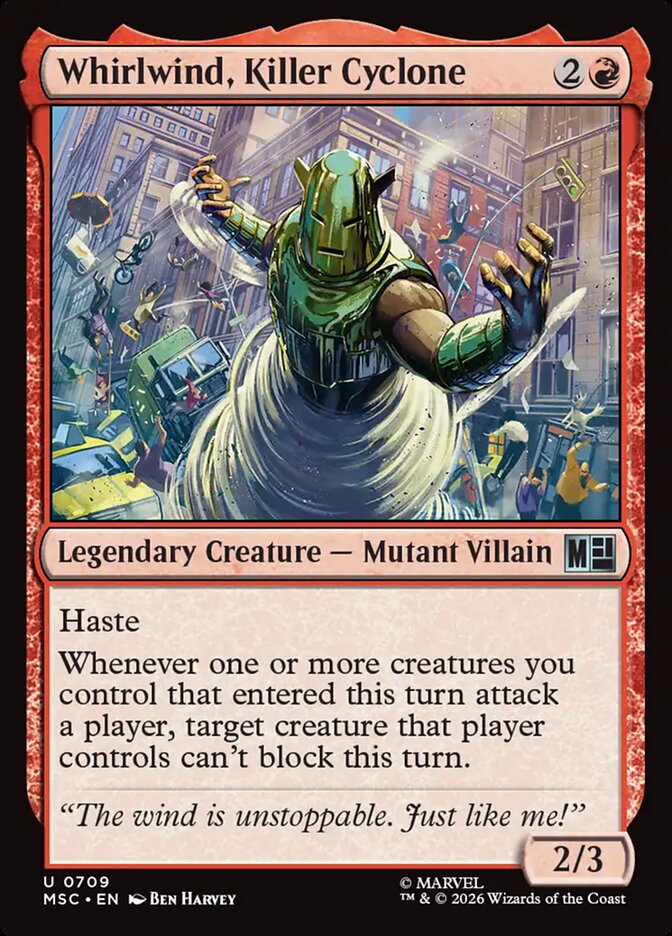 Whirlwind, Killer Cyclone card front