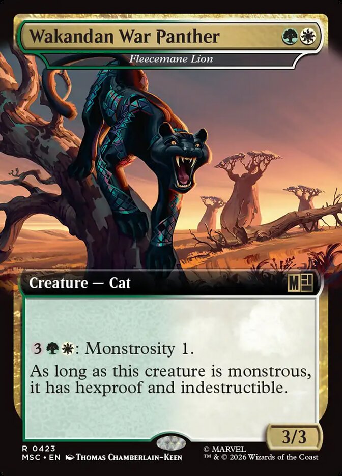 Fleecemane Lion card front